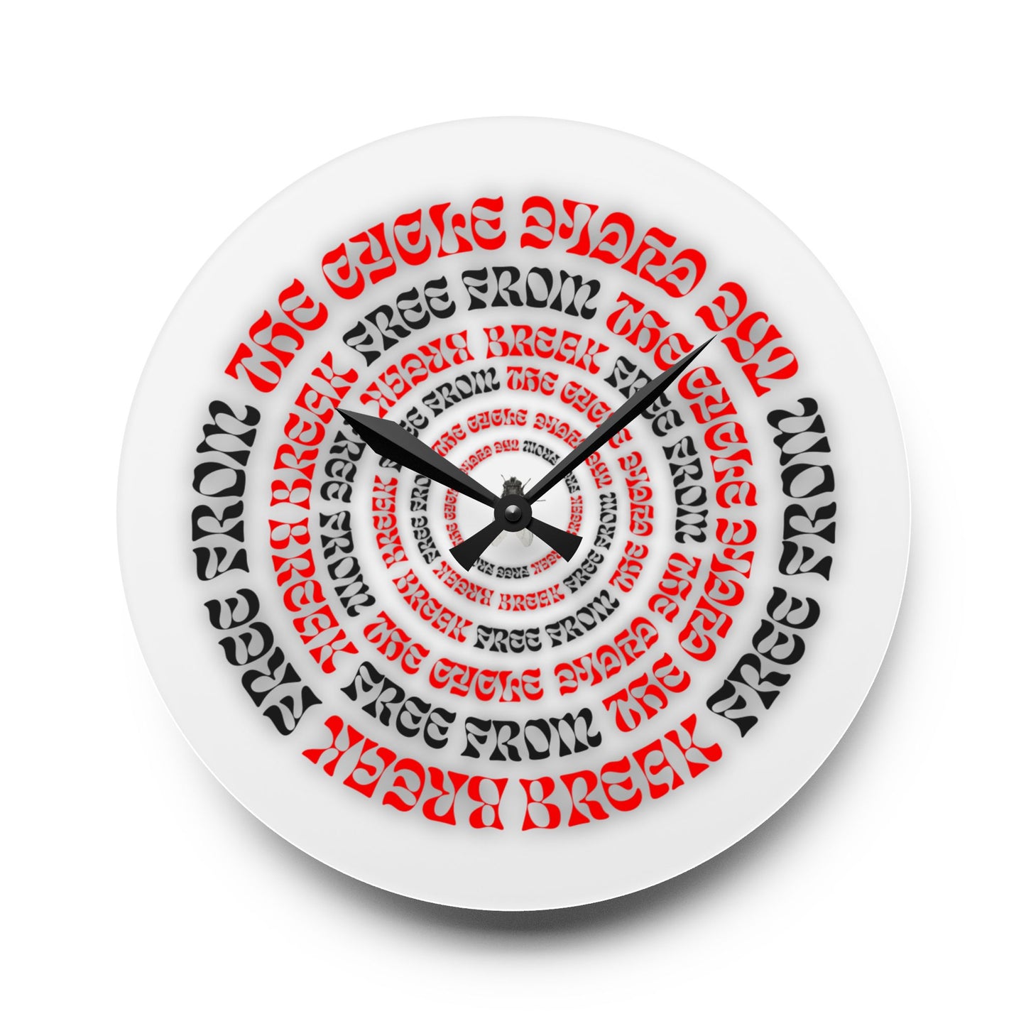 GHXSTWRAITH - BREAK FREE FROM THE CYCLE Clock