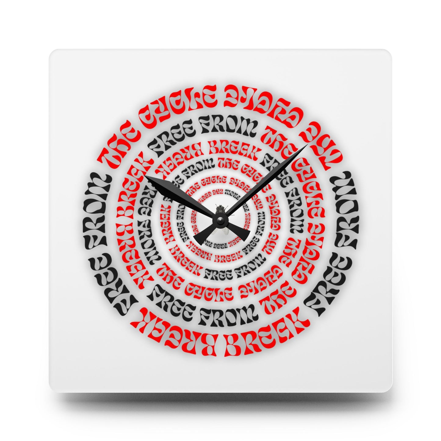 GHXSTWRAITH - BREAK FREE FROM THE CYCLE Clock